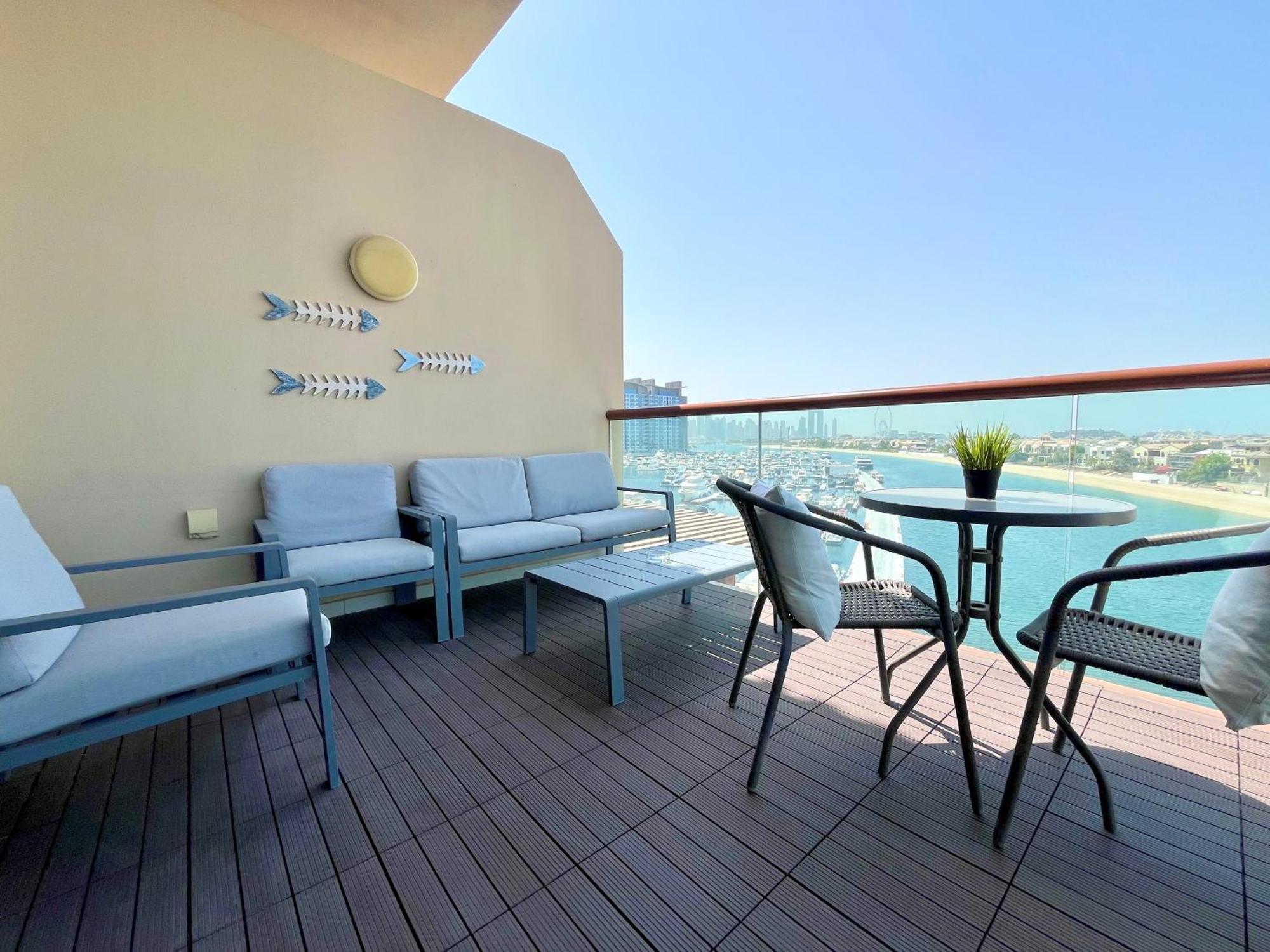Palm Jumeirah Upgraded & Cozy Boutique Apartment ดูไบ ภายนอก รูปภาพ