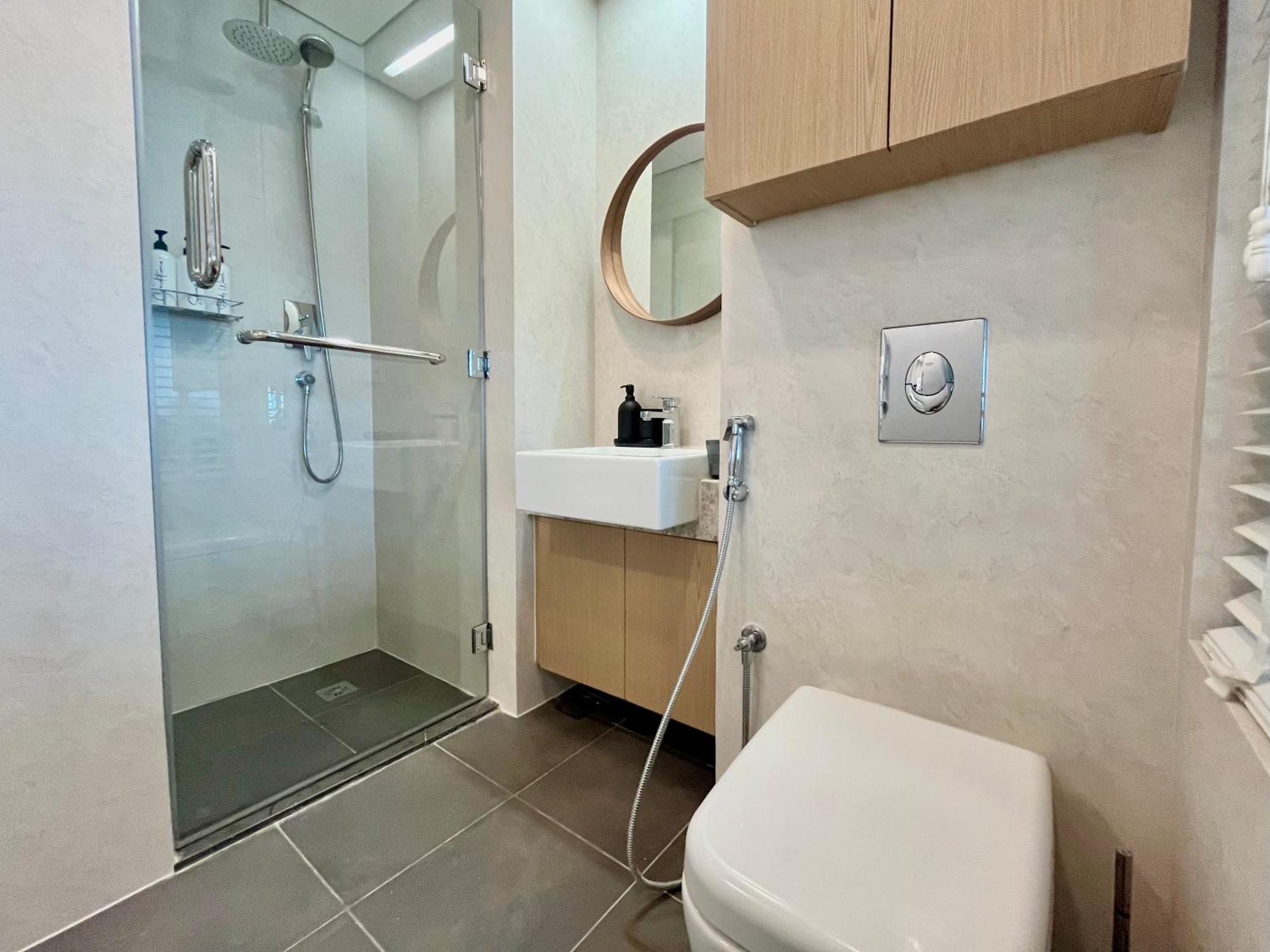 Palm Jumeirah Upgraded & Cozy Boutique Apartment ดูไบ ภายนอก รูปภาพ